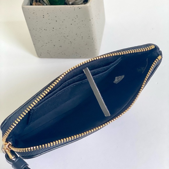 Coach Corner Zip Wallet Wristlet - Picture 6 of 8